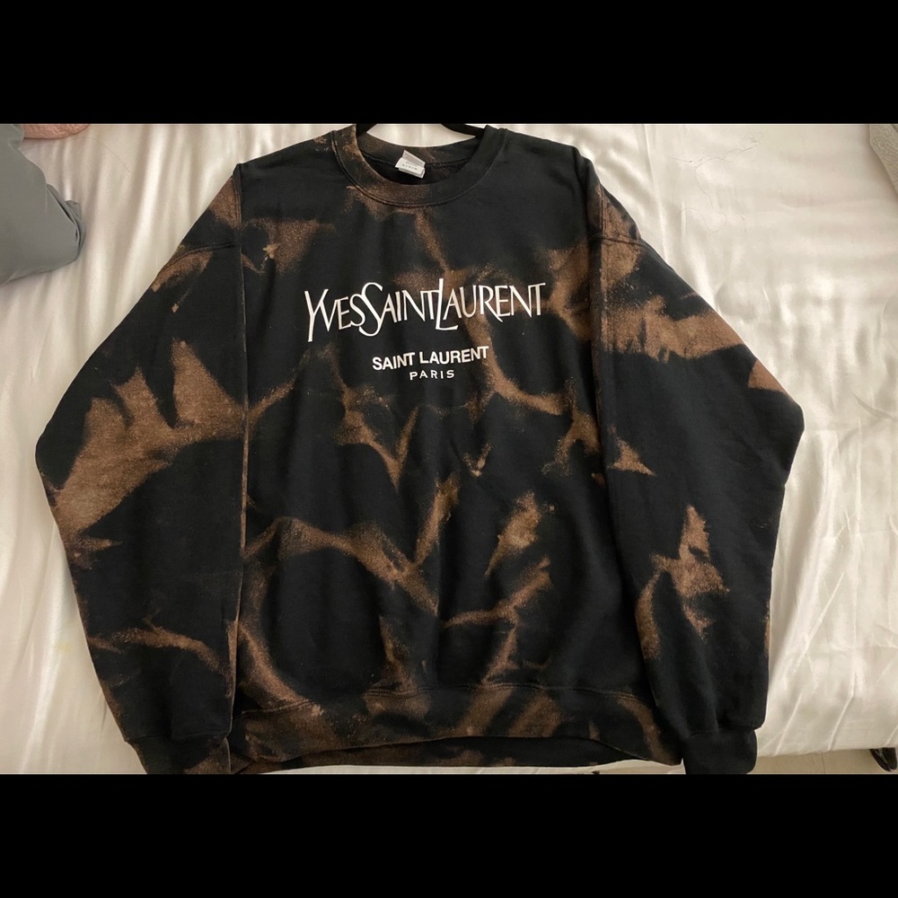Tie dye crew neck